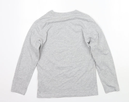 Urban Debt Boys Grey Basic T-Shirt Size 12 Years