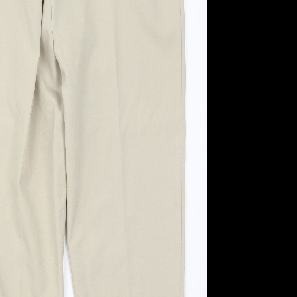 Preworn Womens Beige Trousers Size 30 in L23 in