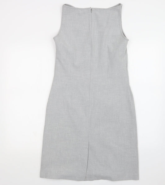 Autreton Womens Grey T-Shirt Dress Size 12