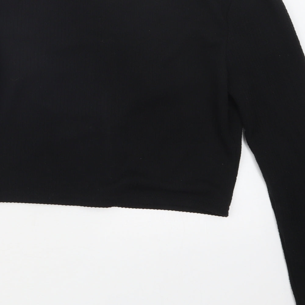 SheIn Womens Black Cardigan Jumper Size M