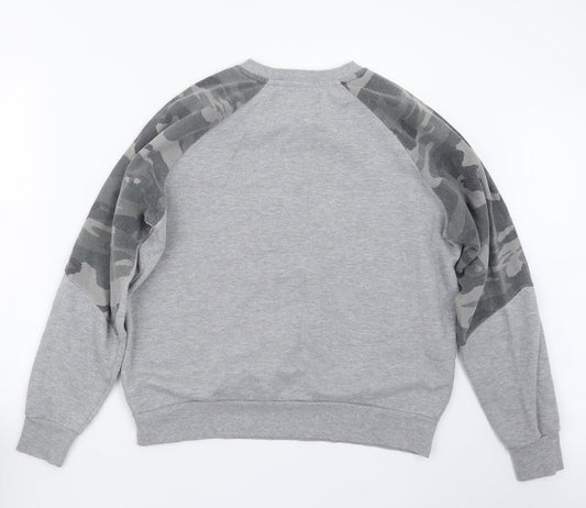 Primark Mens Grey Pullover Jumper Size S