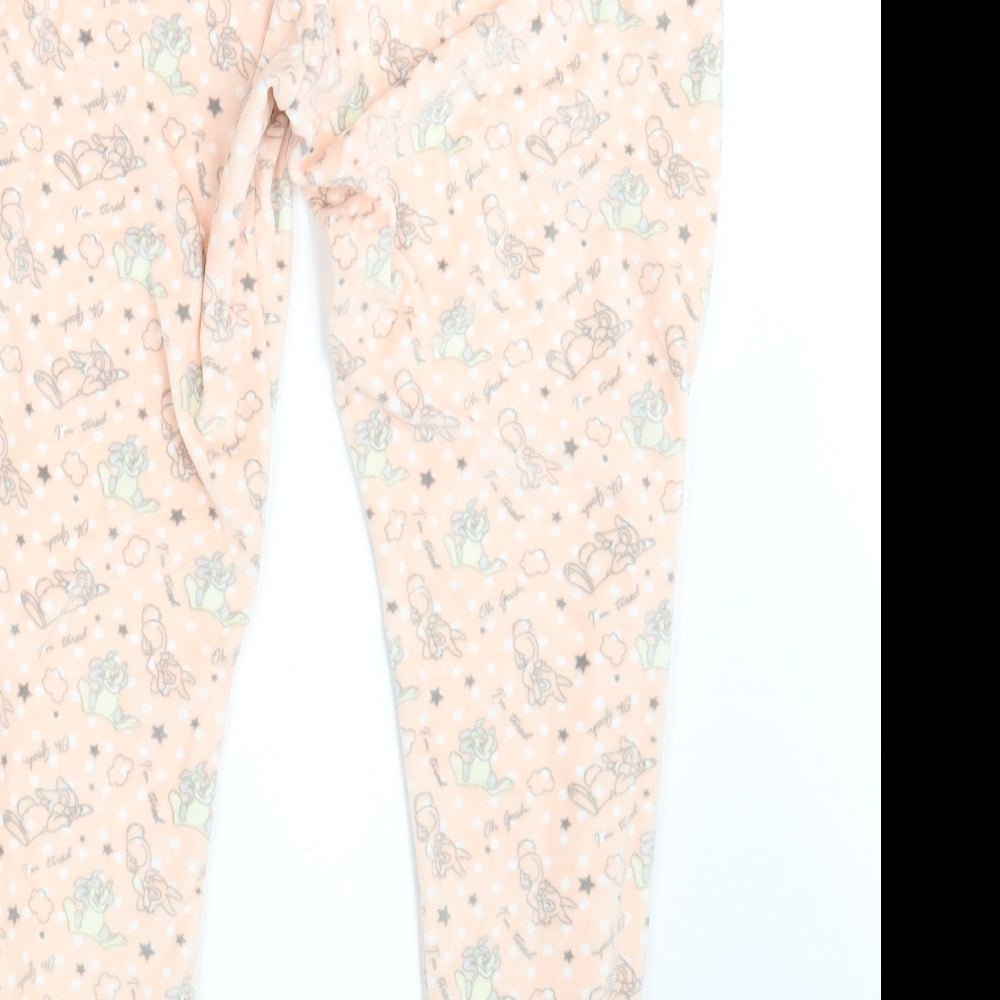 TU Womens Pink Animal Print Sweatpants Trousers Size 12 L28 in