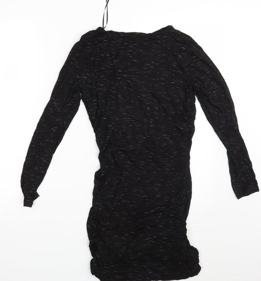 H&M Womens Black Fit & Flare Size M