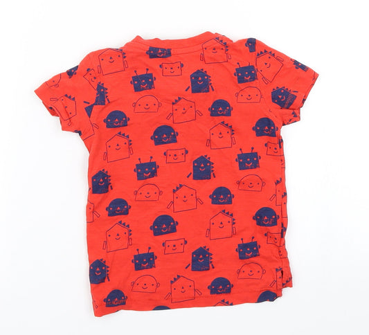 Mothercare Boys Red Basic T-Shirt Size 12-18 Months