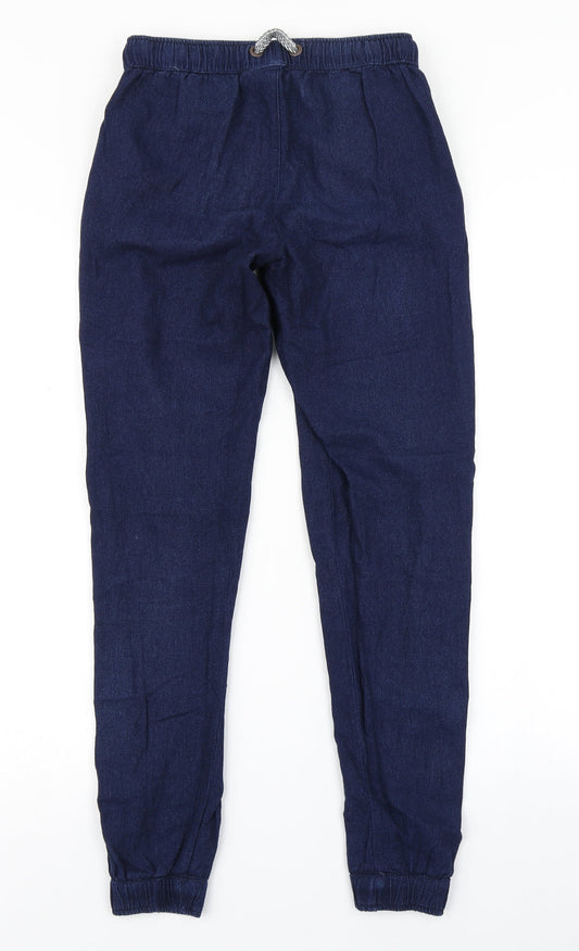 Cropp Womens Blue Cargo Trousers Size 4 L28 in