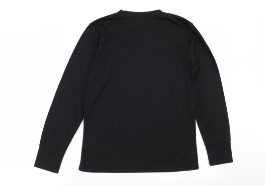 Board Angels Womens Black Basic T-Shirt Size 12