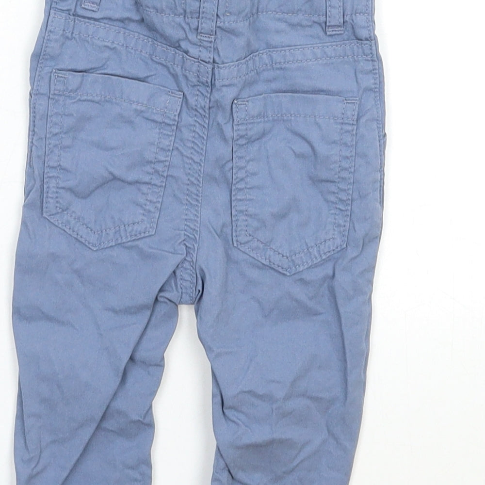 Brand and care label for River Island Baby Grey Cargo Trousers, size 3-6, Months