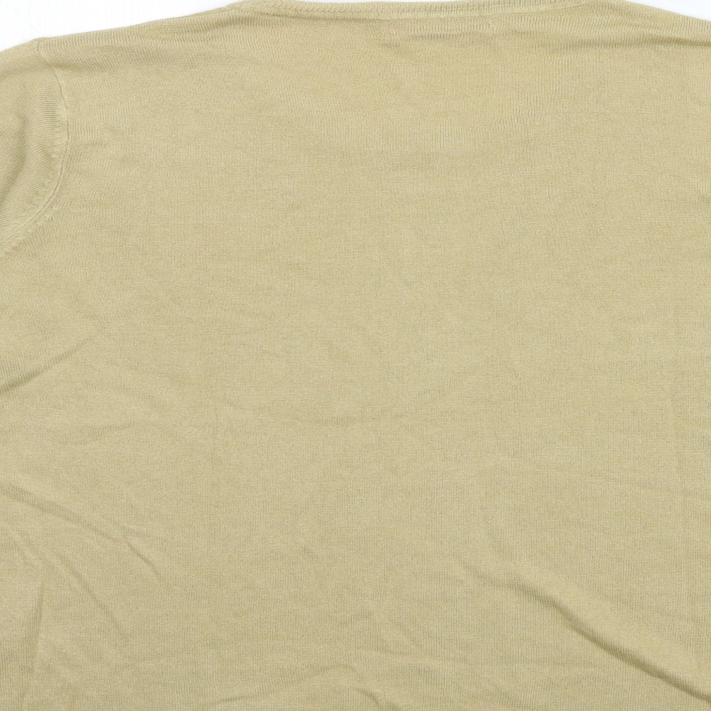 JULIPA Womens Beige Knit Pullover Jumper Size 20