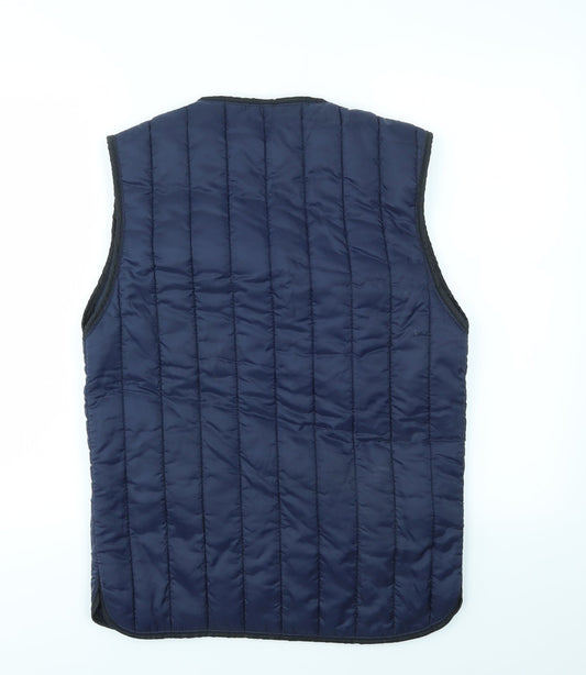 Preworn Womens Blue Gilet Coat Size 8
