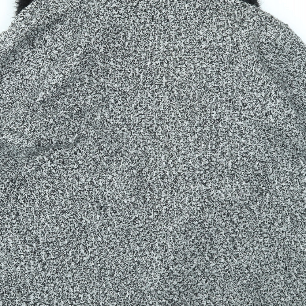 Florence Fred Womens Grey Cardigan Jumper Size 16
