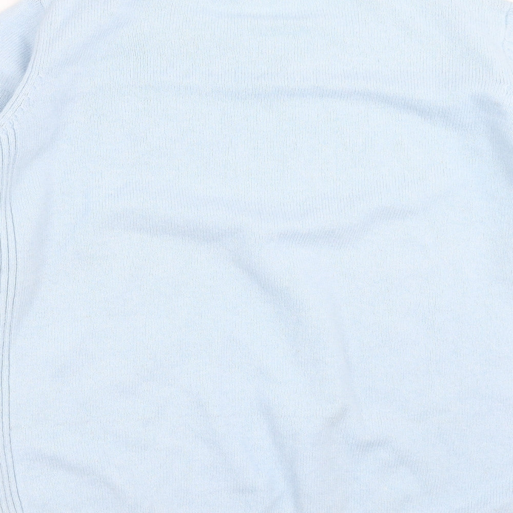 ISLE Womens Blue Knit Pullover Jumper Size L
