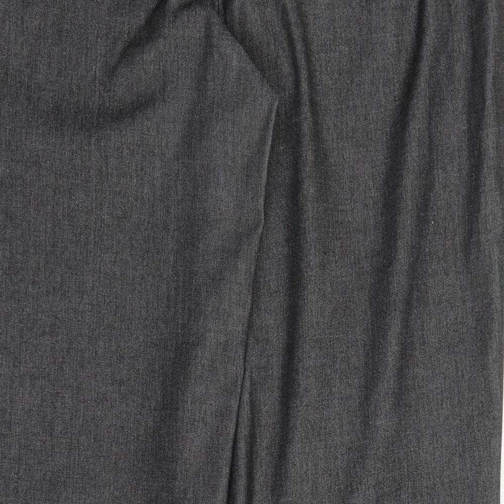 M&S Womens Grey Trousers Size 32 in L28 in