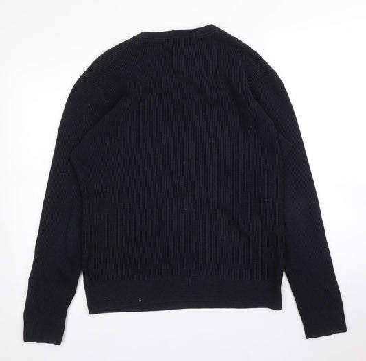 H&M Mens Blue Pullover Jumper Size M