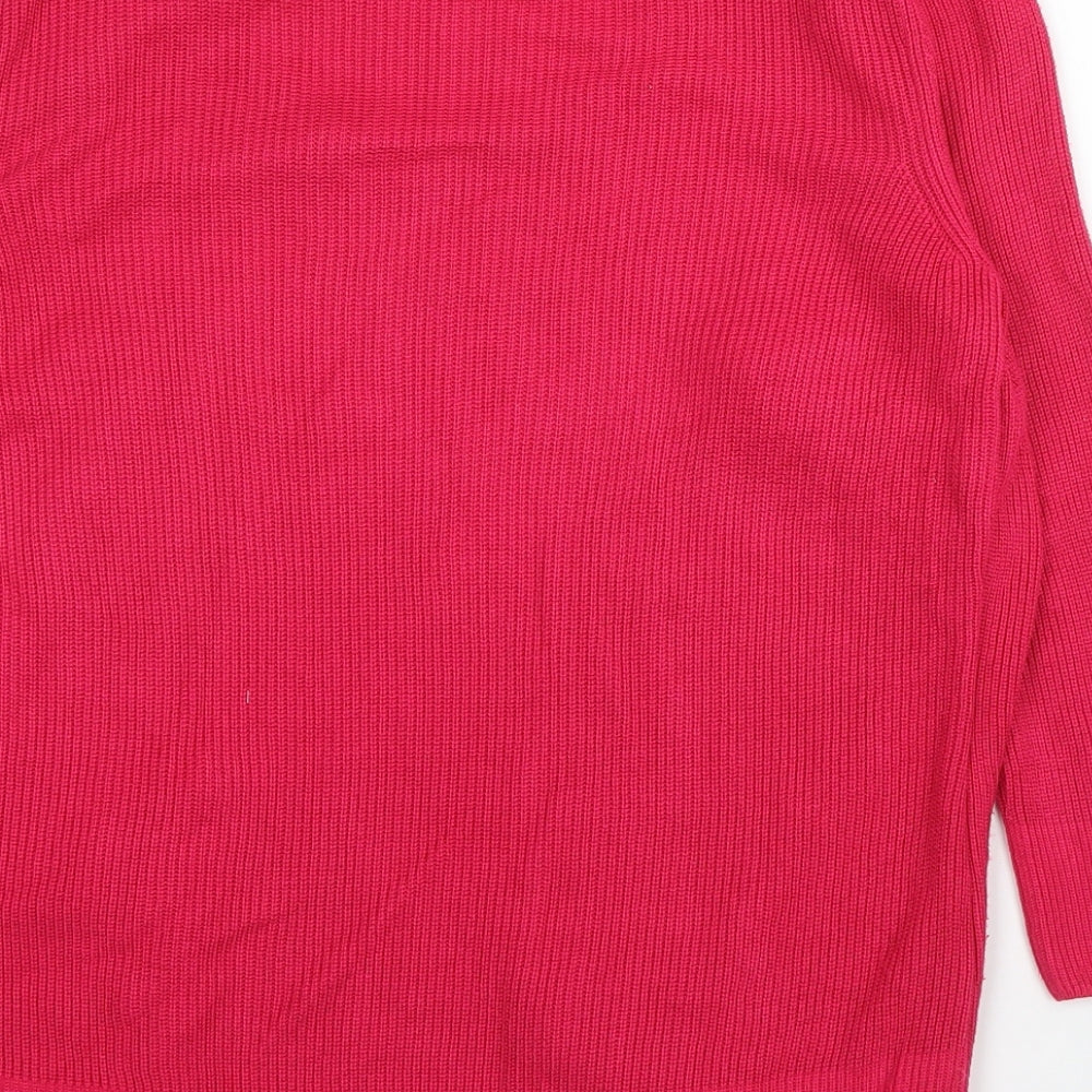 M&S Womens Pink Cardigan Jumper Size 10
