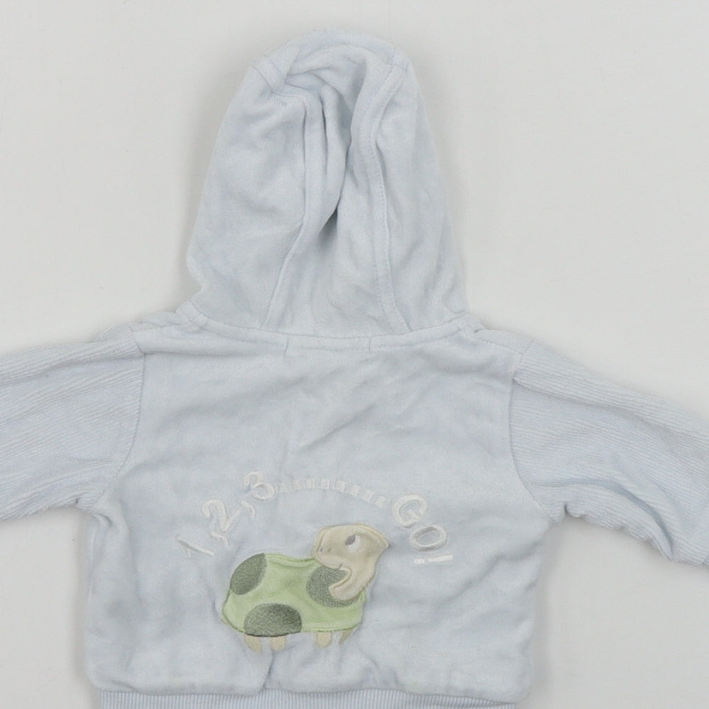 H&M Girls Blue Jacket Coat Size Newborn