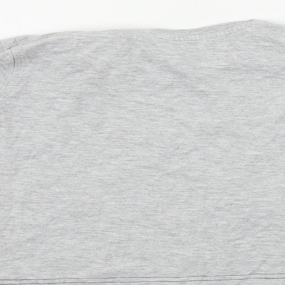 Rebel Boys Grey Basic T-Shirt Size 3-4 Years
