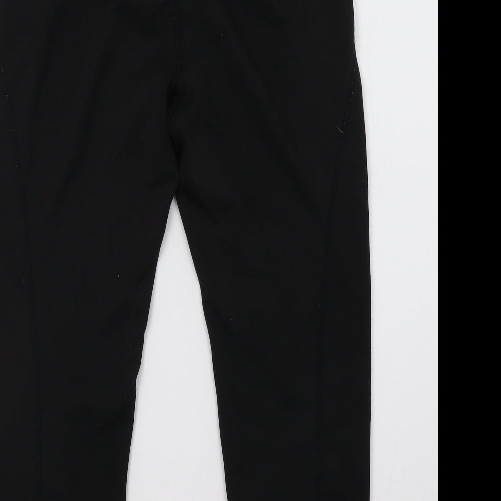 H&M Womens Black Cropped Leggings Size 10 L20 in