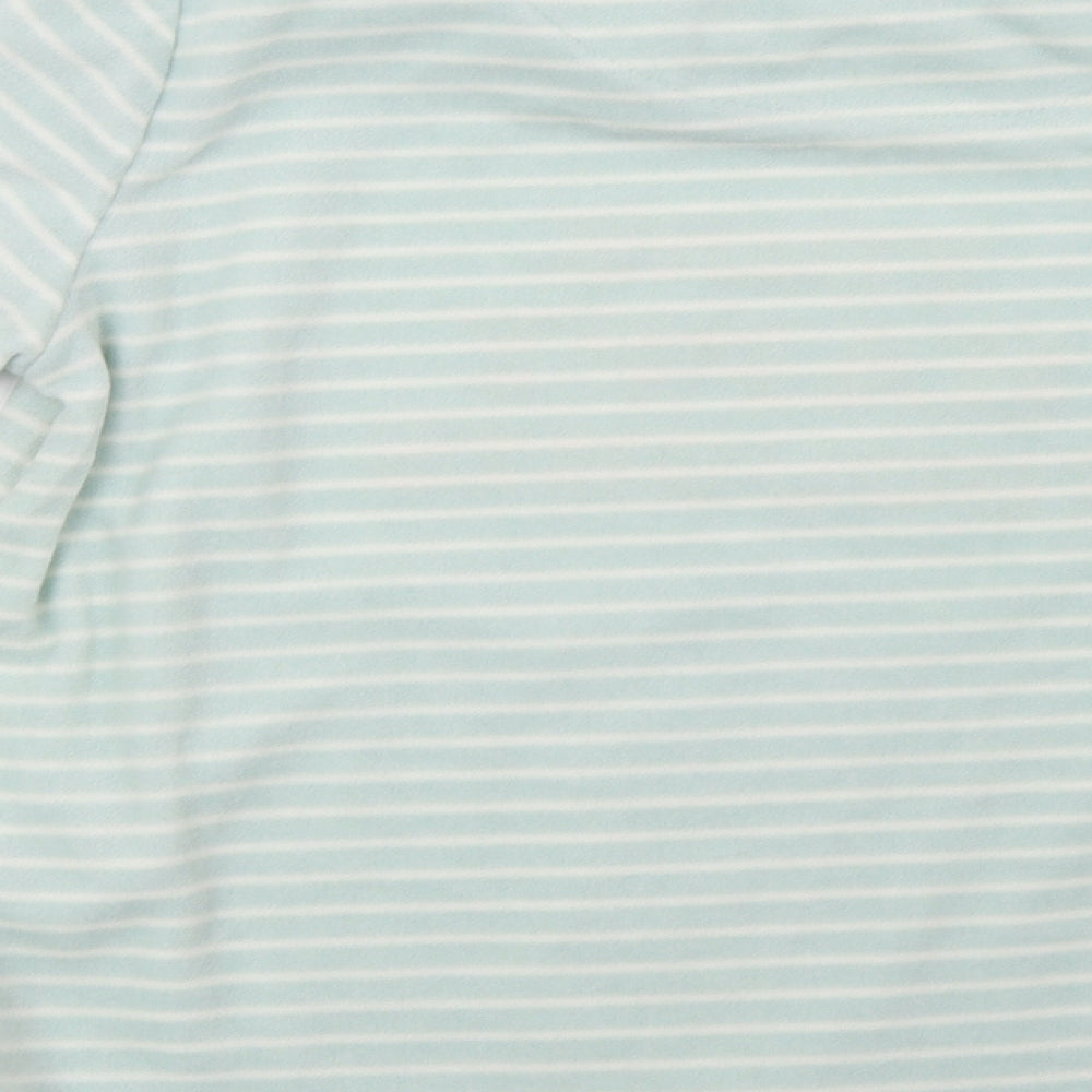 Primark Womens Green Striped Pyjama Top Size S