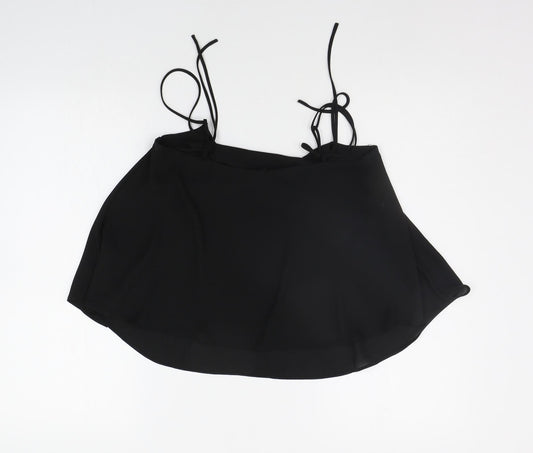 Topshop Womens Black Basic Tank Size 6