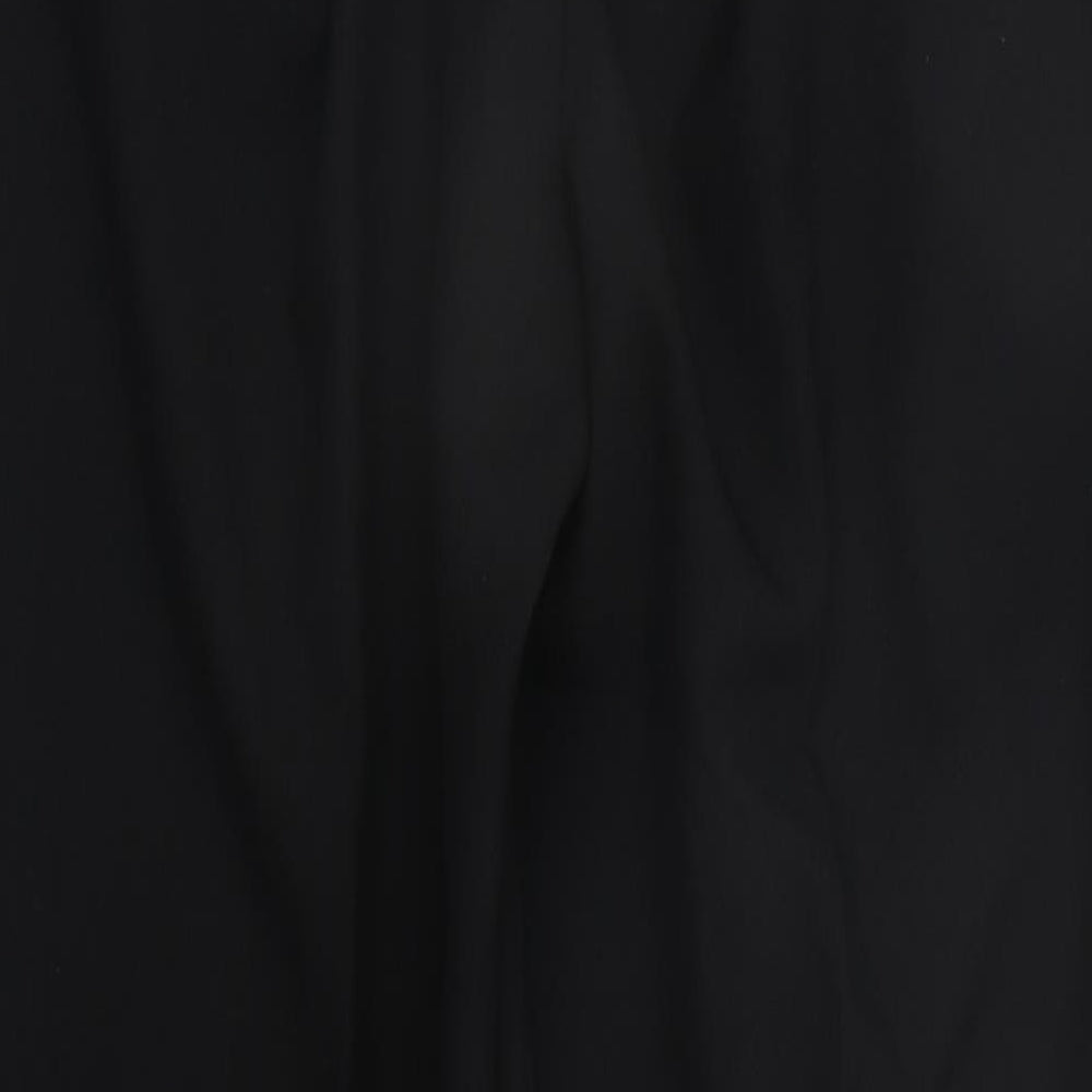 Classic Womens Black Trousers Size 14 L28 in