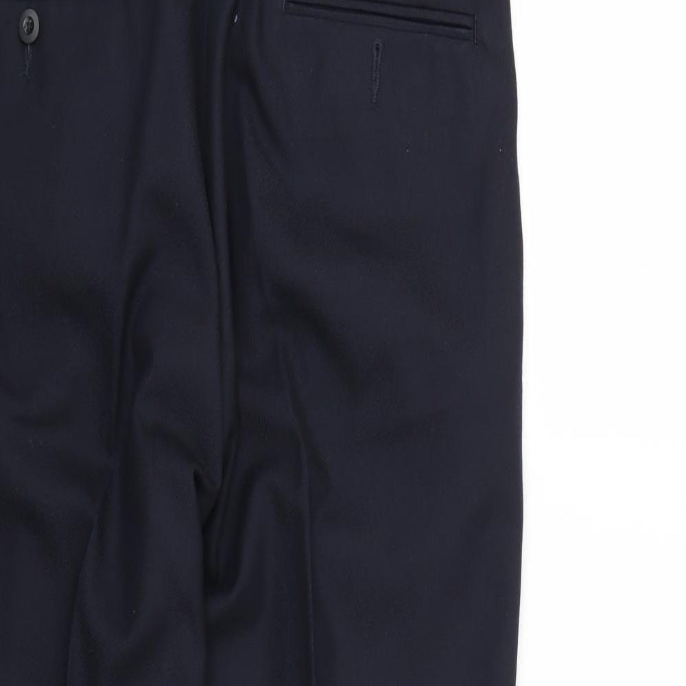 Preworn Mens Blue Trousers Size 34 L28 in