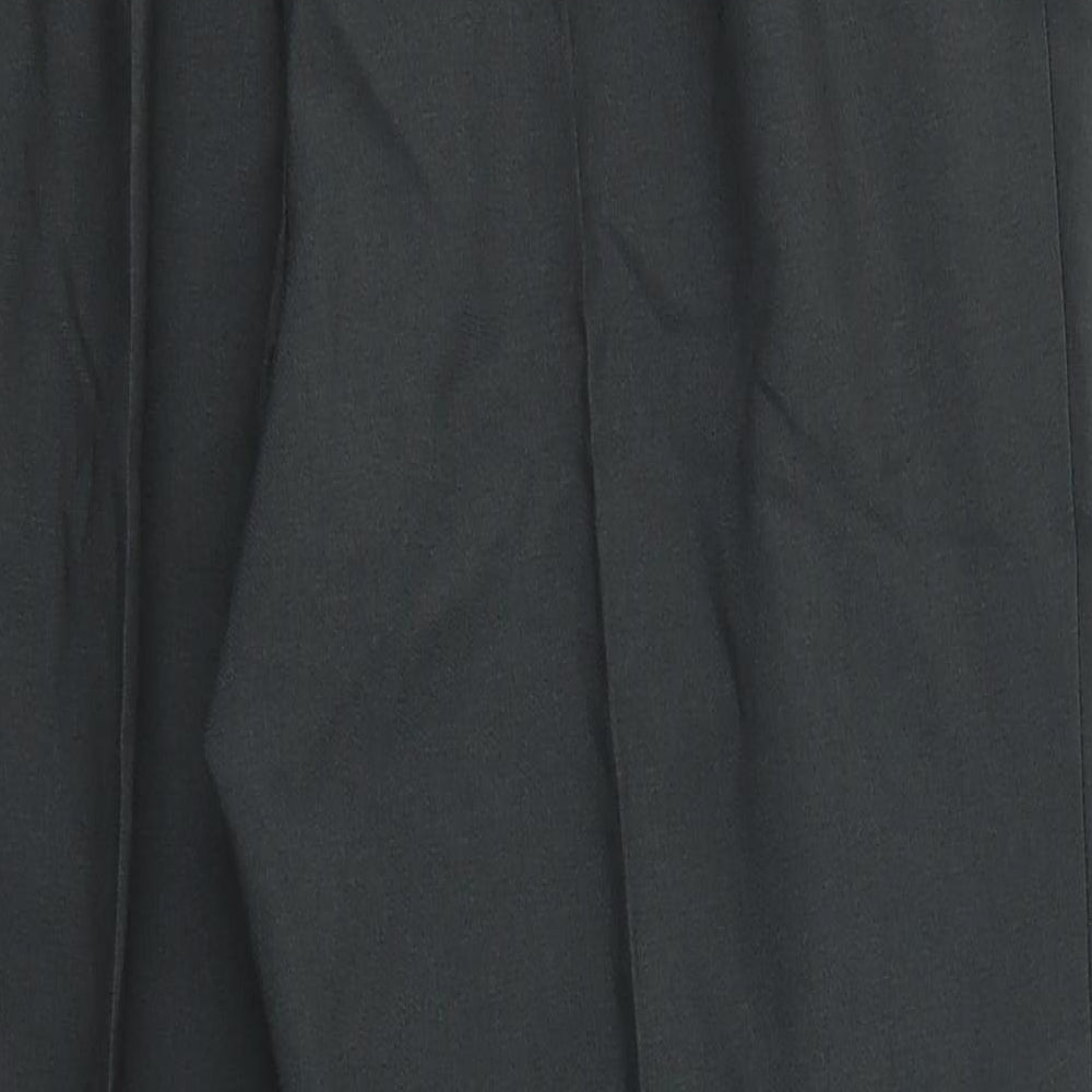 M&S Womens Grey Dress Pants Trousers Size 16 L24 in