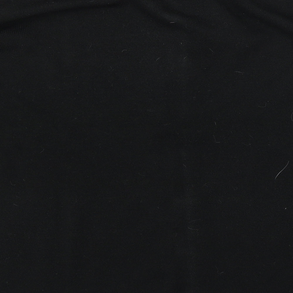 cashmasoft Womens Black Cardigan Jumper Size L