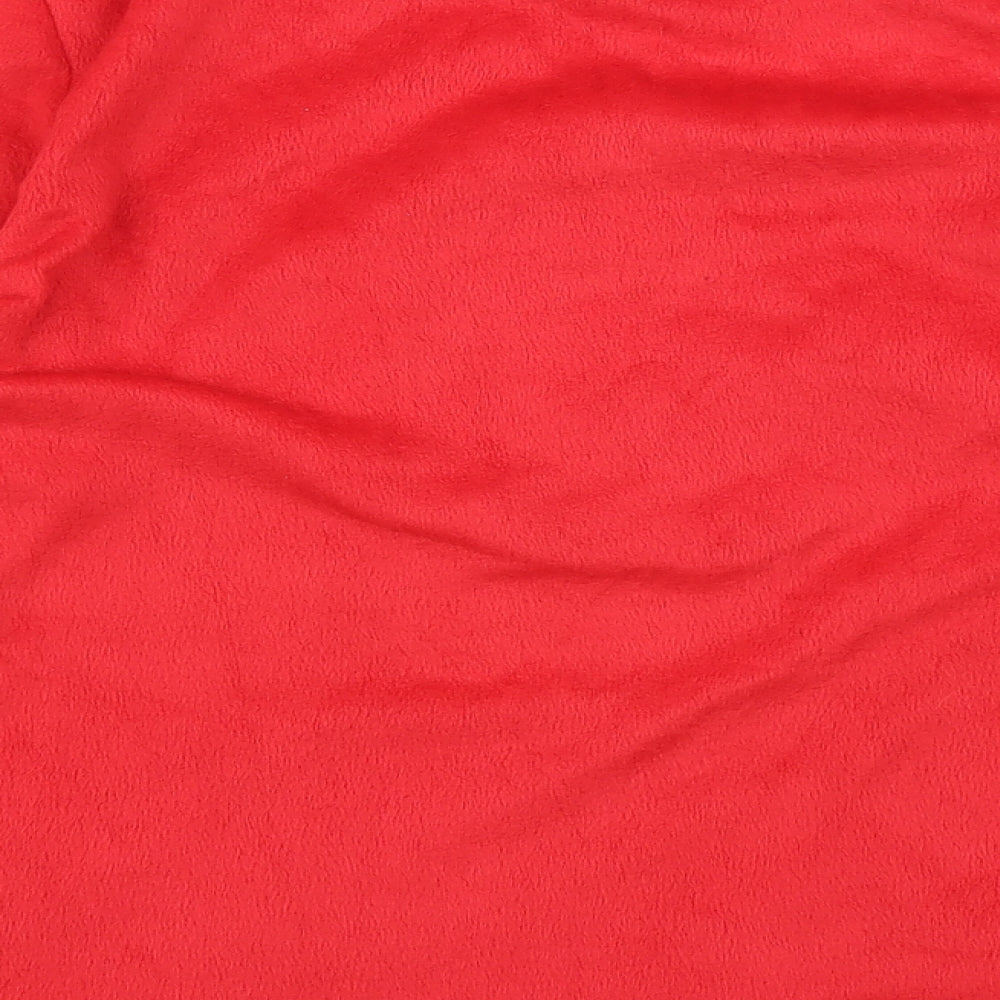 F&F Womens Red Top Pyjama Top Size S - Christmas
