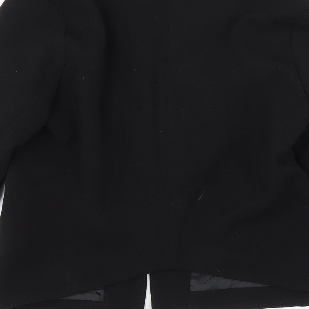 Missguided Womens Black Jacket Sport Coat Size 8