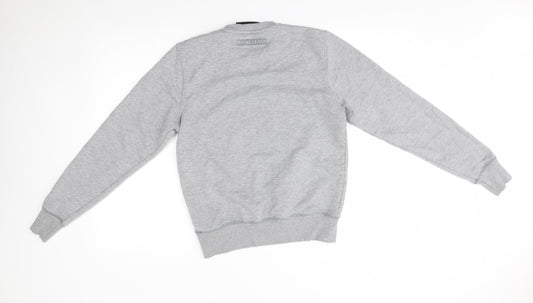 DIvine trash Mens Grey Pullover Sweatshirt Size XS