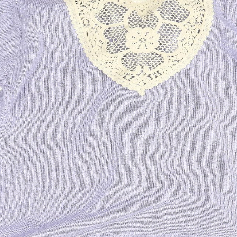 Papaya Womens Purple Cardigan Jumper Size 12