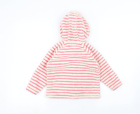 NEXT Girls White Striped Jacket Size 2-3 Years
