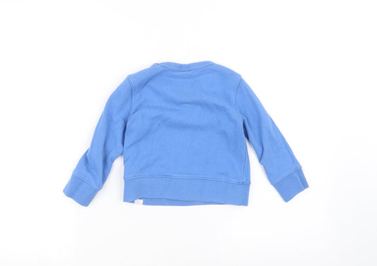 Gap Boys Blue Pullover Jumper Size 2 Years - Marvel