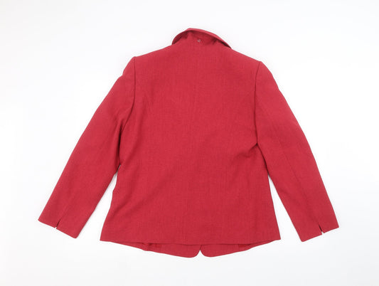 EWM Womens Red Jacket Size 14