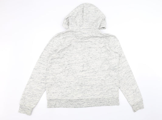 H&M Mens White Pullover Hoodie Size L