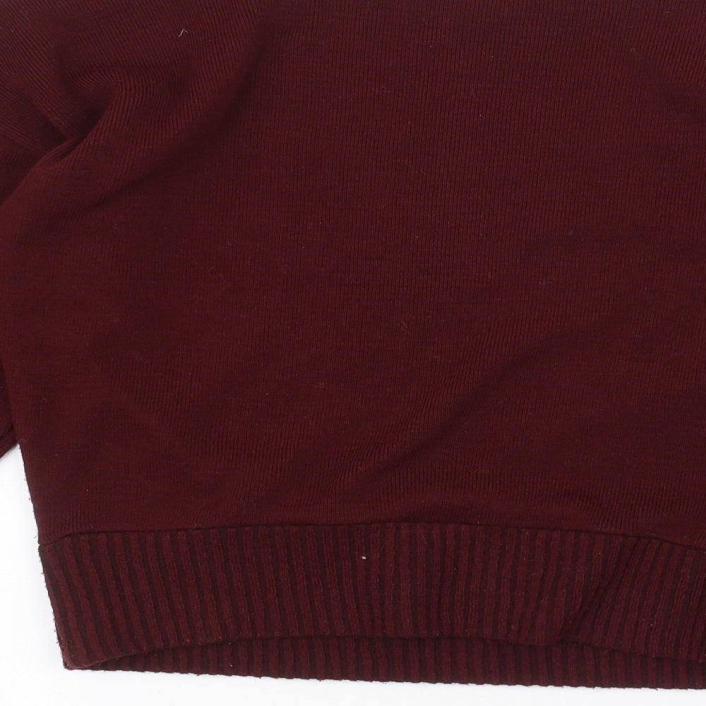 PRETTYLITTLETHING Womens Red Pullover Jumper Size M