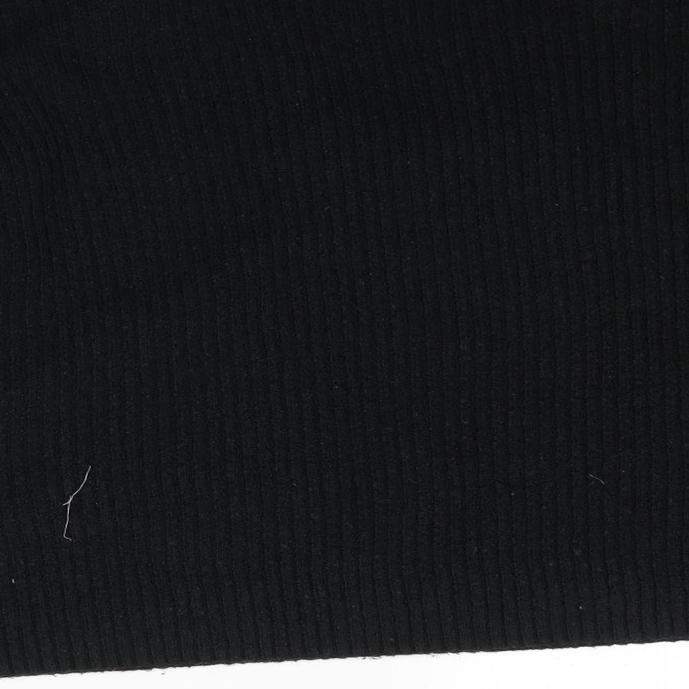 ASOS Womens Black Knit Pullover Jumper Size 16