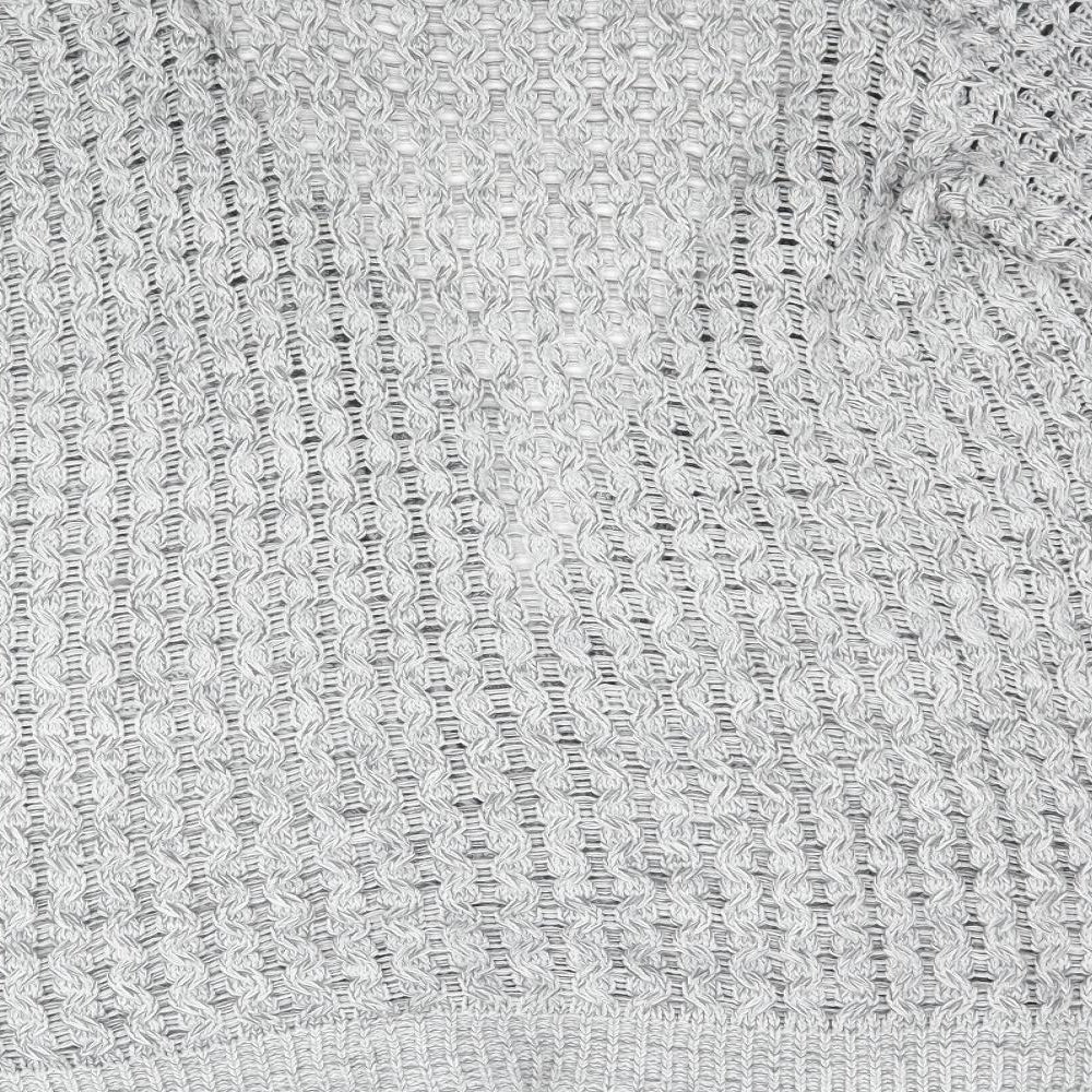 Glimpse Womens Grey Knit Cardigan Jumper Size L