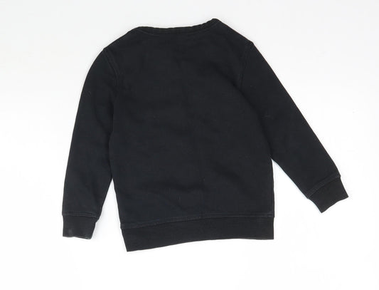 George Boys Black Pullover Sweatshirt Size 2-3 Years - Cool