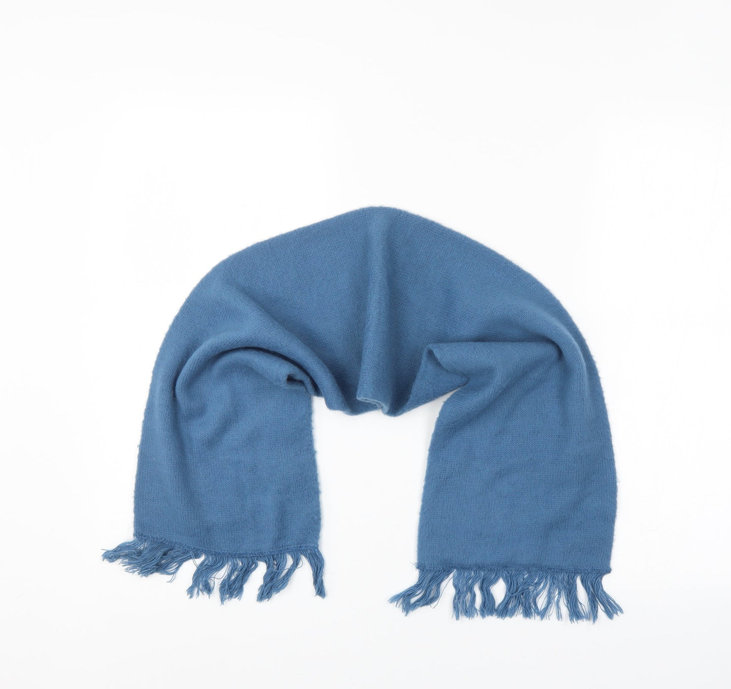 Preworn Unisex Blue Scarf One Size
