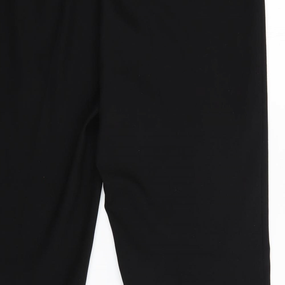 F&F Womens Black Trousers Size 12 L28 in