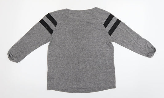 Divided by H&M Boys Grey Basic T-Shirt Size XS