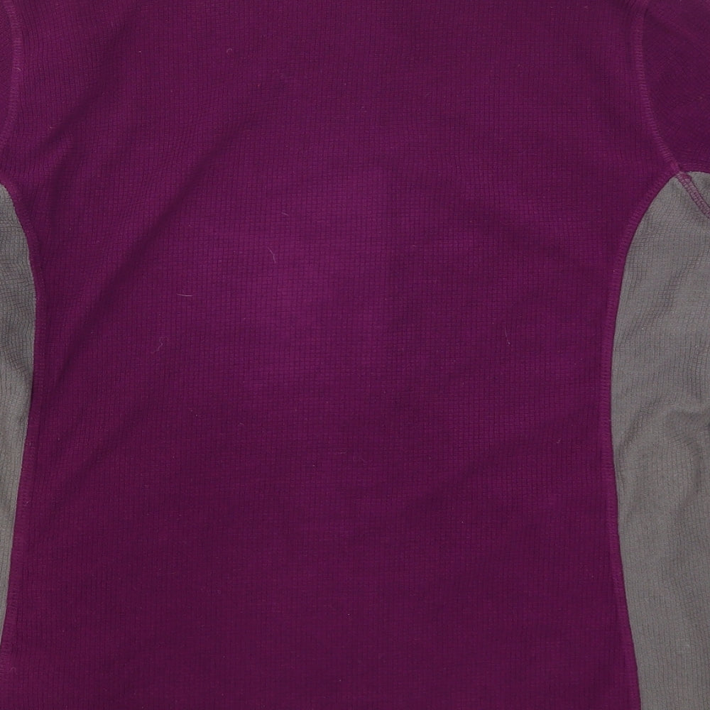 Hi Gear Womens Purple Fleece Jacket Size 14