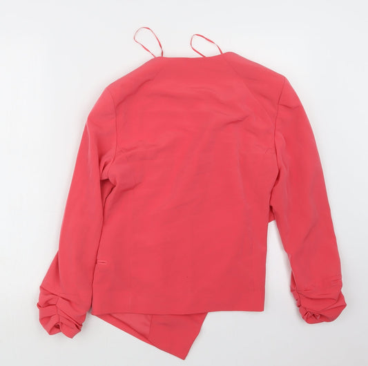 New Look Womens Pink Jacket Size 12