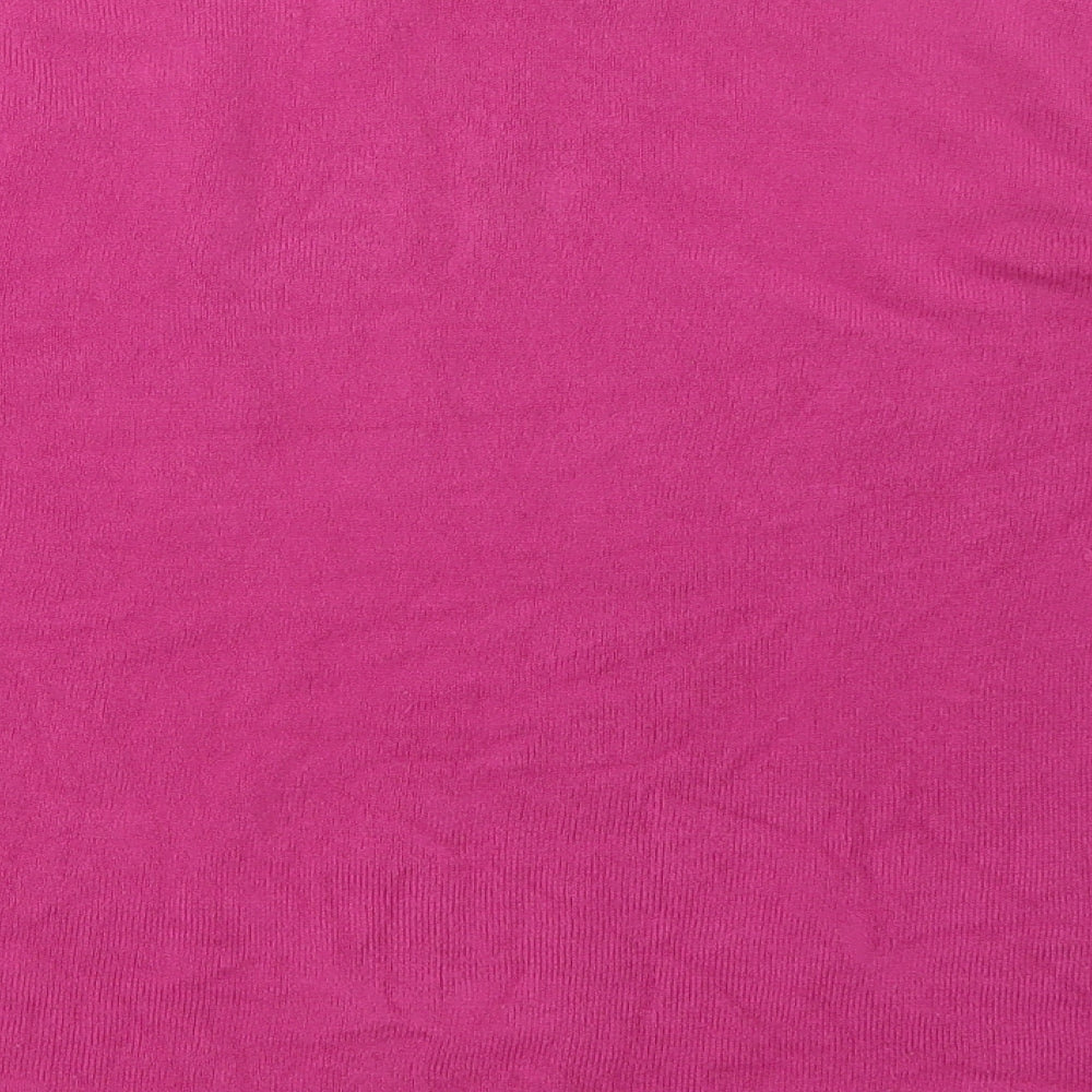 Lauren Taylor Womens Pink Knit Pullover Jumper Size S