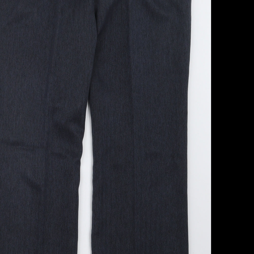 F&F Womens Blue Trousers Size 16 L26 in
