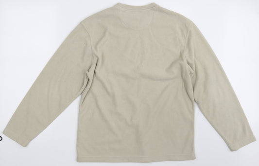 M&S Mens Beige Pullover Jumper Size M