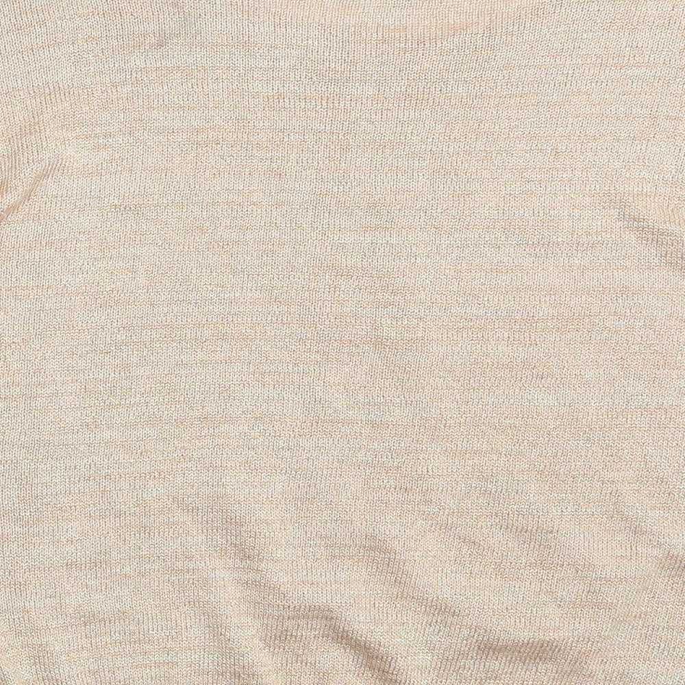 Soon Womens Gold Pullover Jumper Size 12