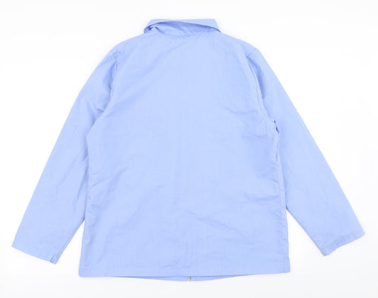 Damart Womens Blue Pea Coat Coat Size 14