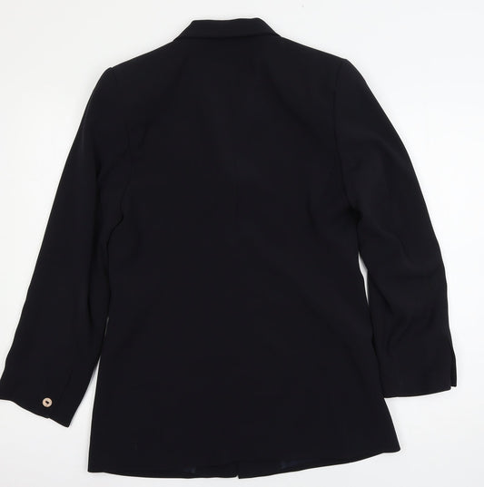 St Michael Womens Blue Jacket Blazer Size 10